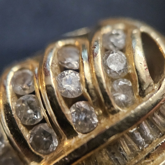 14k Diamond Yellow Gold Ring
